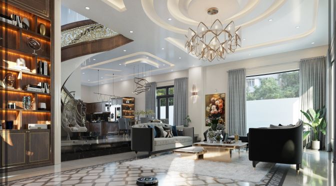 Chiều rộng cầu thang nhà phố bao nhiêu là phù hợp?