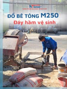 ĐỔ BÊ TÔNG M250 ĐÁY HẦM VỆ SINH – NỀN TẢNG VỮNG CHẮC CHO MỌI CÔNG TRÌNH